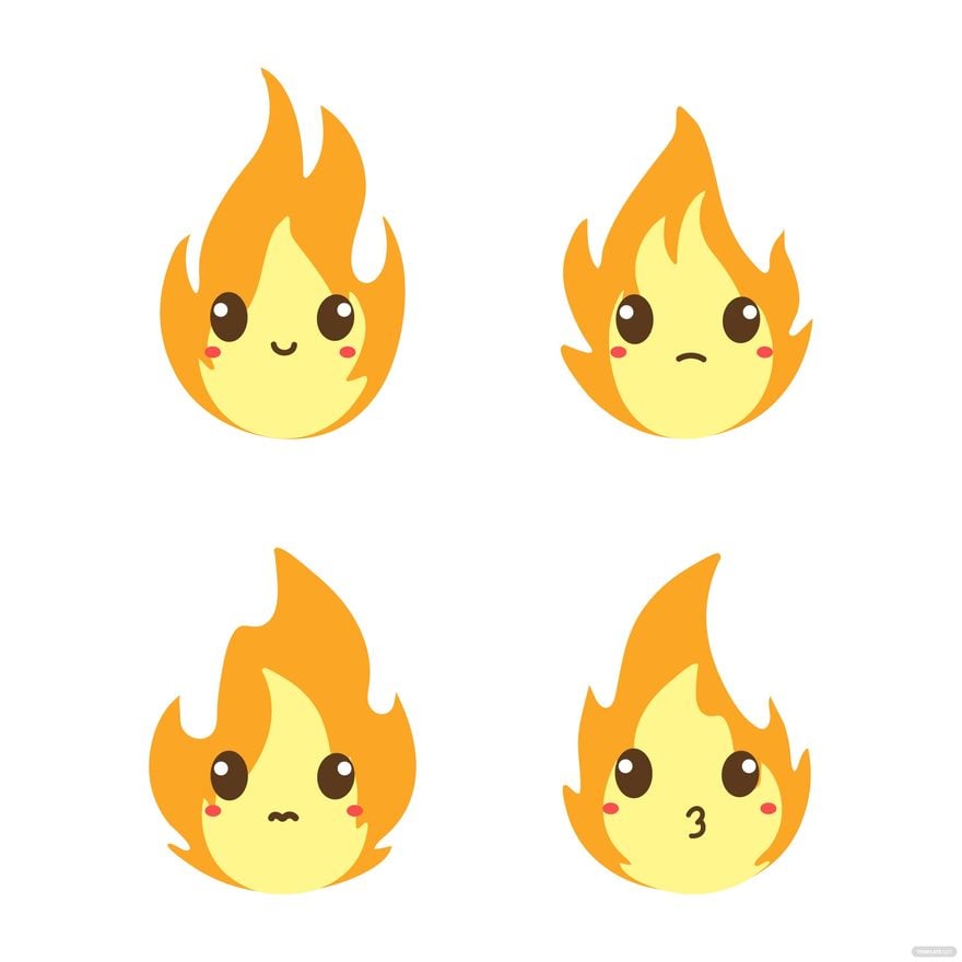 Free Flame Emoji Vector