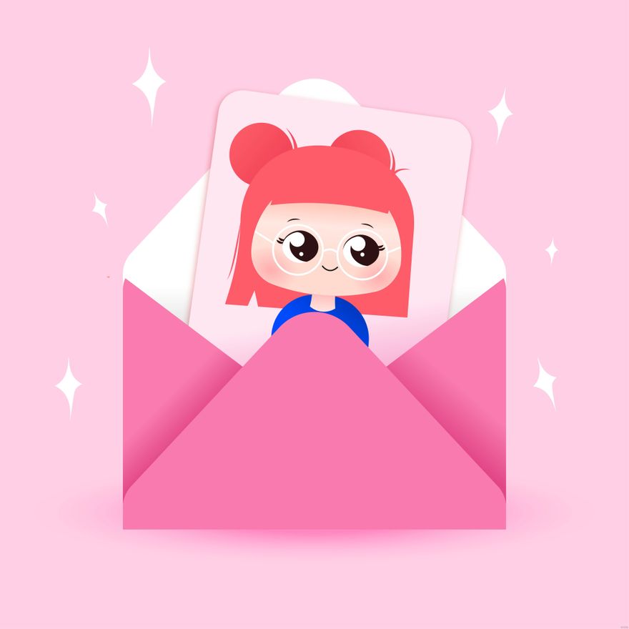 Free Cute Envelope Illustration