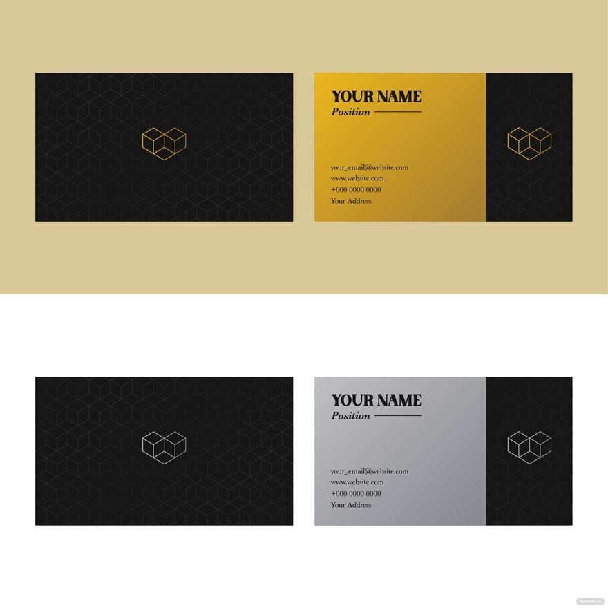 Free Luxury Business Card Vector