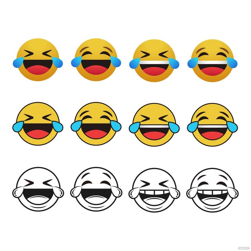 Free Laughing Emoji Vector
