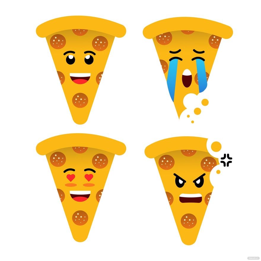 Free Pizza Emoji Vector