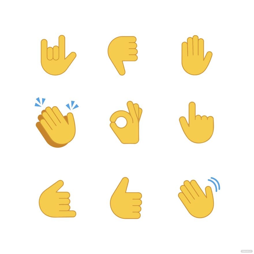 Hand Emoji Vector