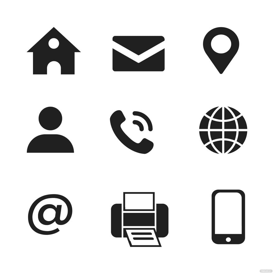 Business Card Icons Vector Art, Icons, and Graphics for Free Download