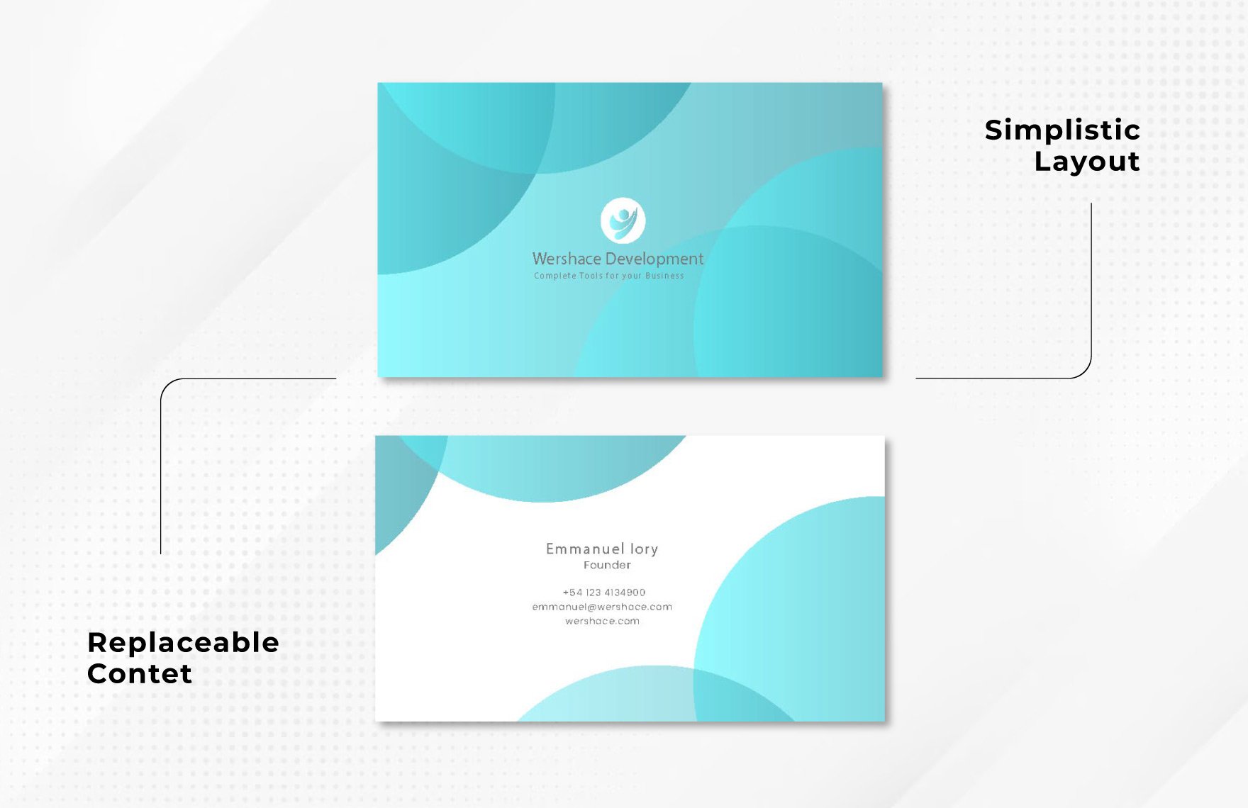New Business Card Vector