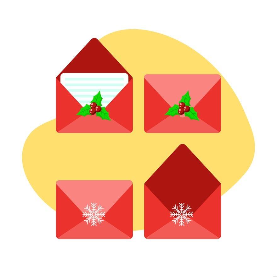 Christmas Envelope illustration