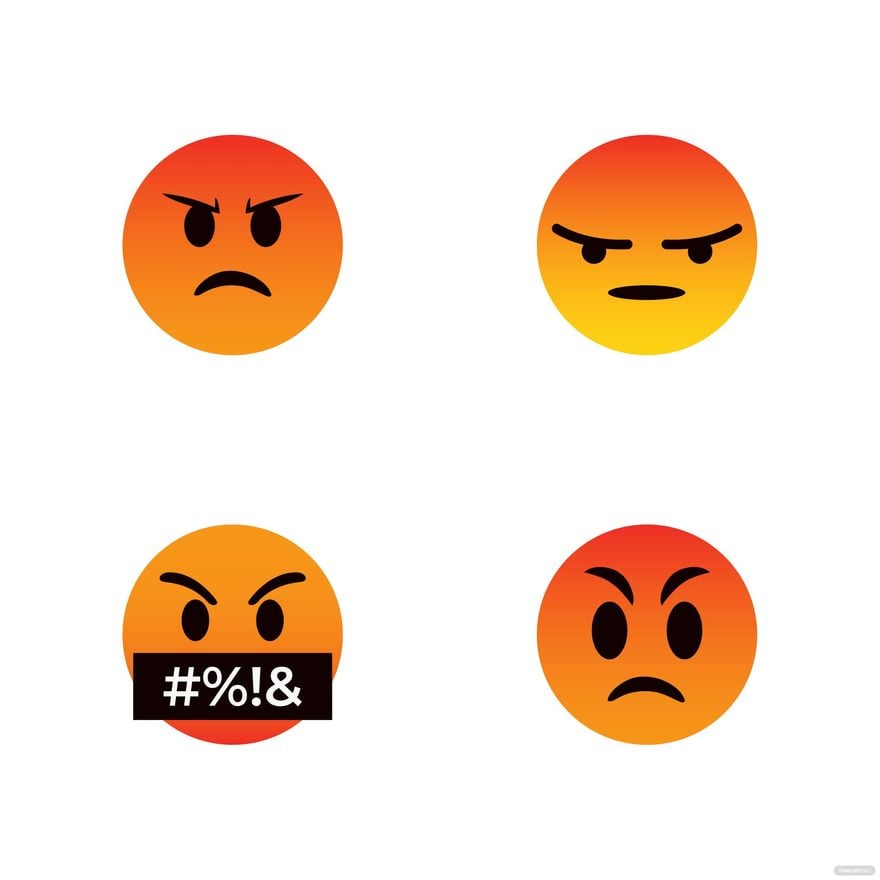 Free Angry Emoji Vector