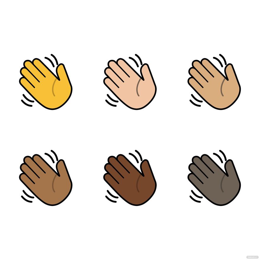 Free: File - Emoji U1f44b - Svg - Waving Hand Emoji Png 