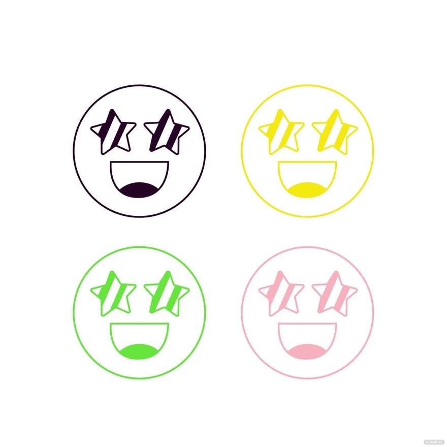Fantastic Emoji Vector in Illustrator, EPS, SVG, JPG, PNG