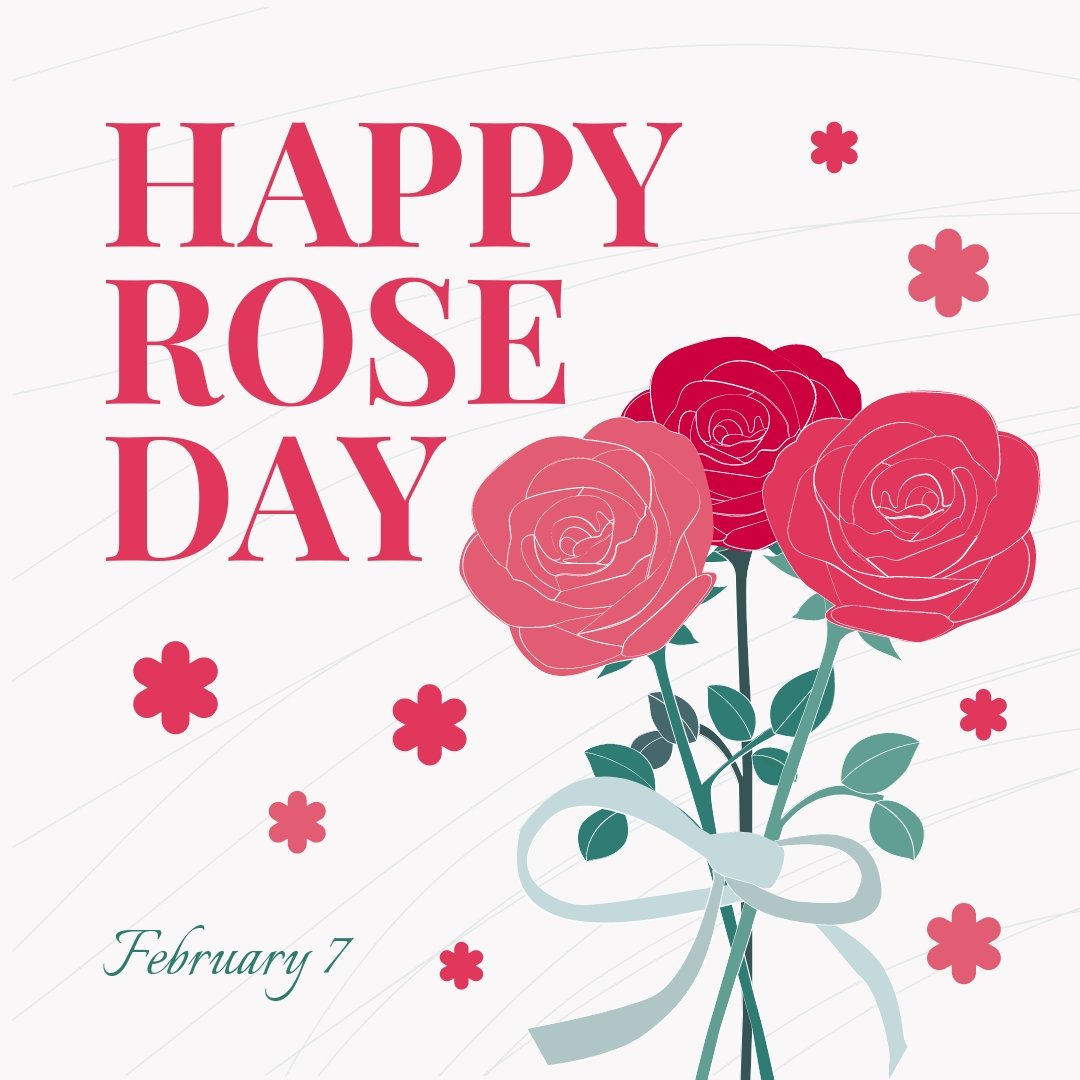 Free Happy Rose Day Instagram Post Template