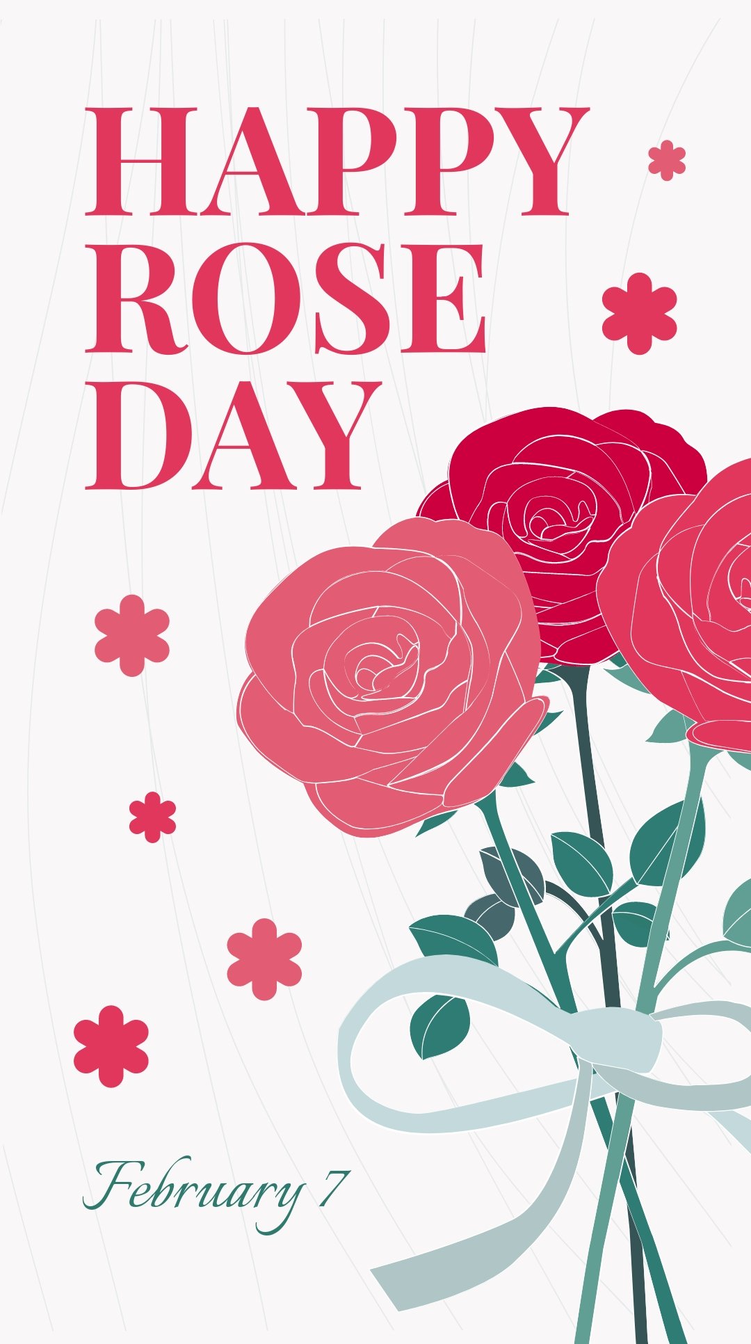 Free Happy Rose Day Whatsapp Post Template