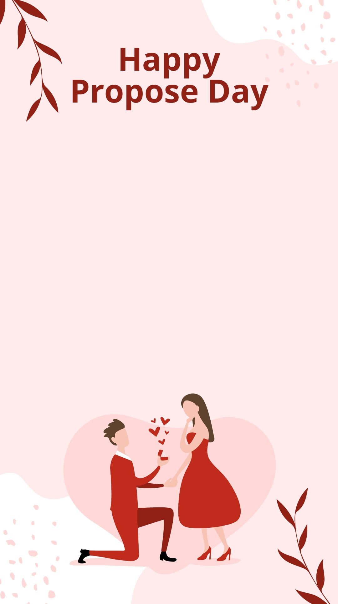 Happy Propose Day Snapchat Geofilter Template