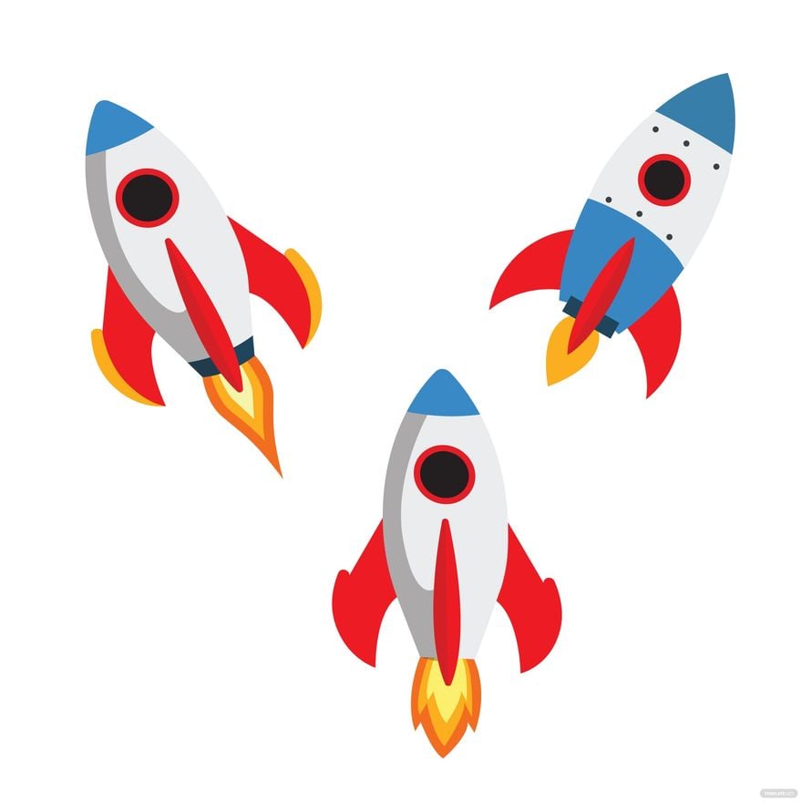 Rocket Emoji Vector in Illustrator, EPS, SVG, JPG, PNG