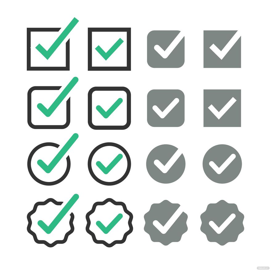 Check Mark Box Vector in Illustrator, EPS, SVG, JPG, PNG