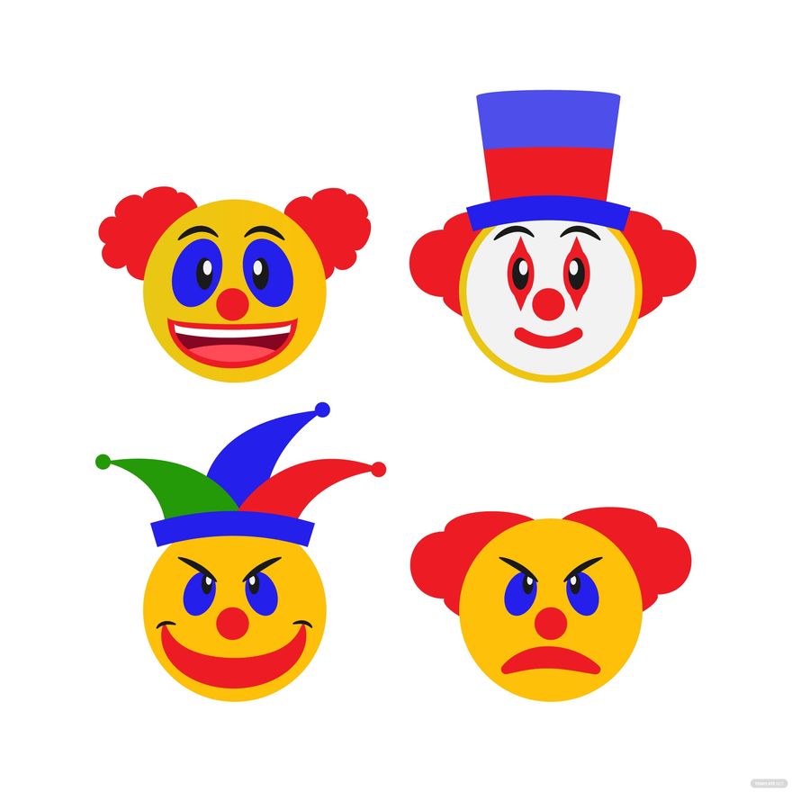 Free Clown Emoji Vector