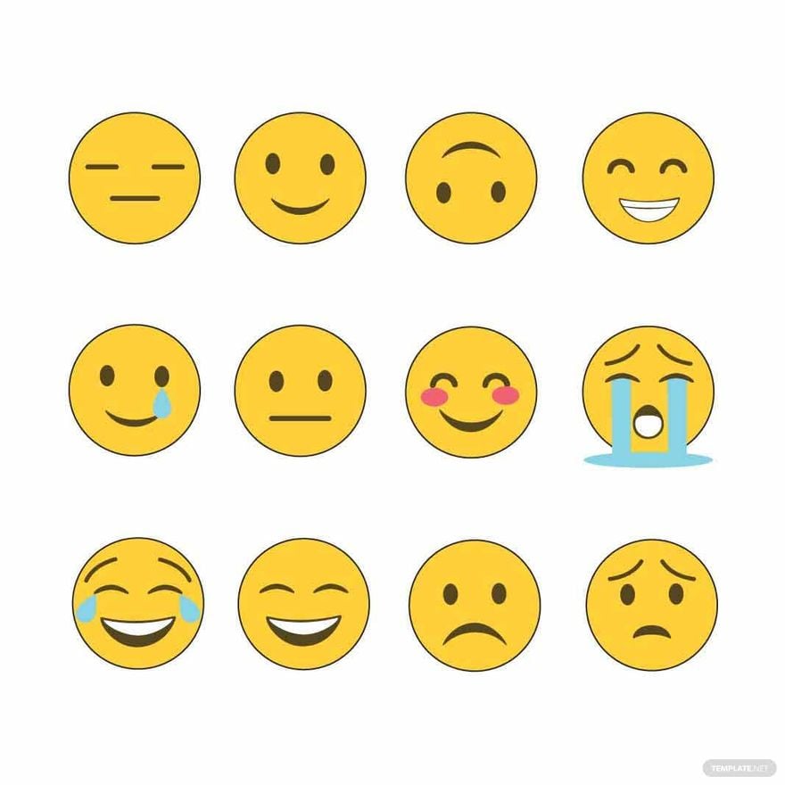 Faces Emoji Vector