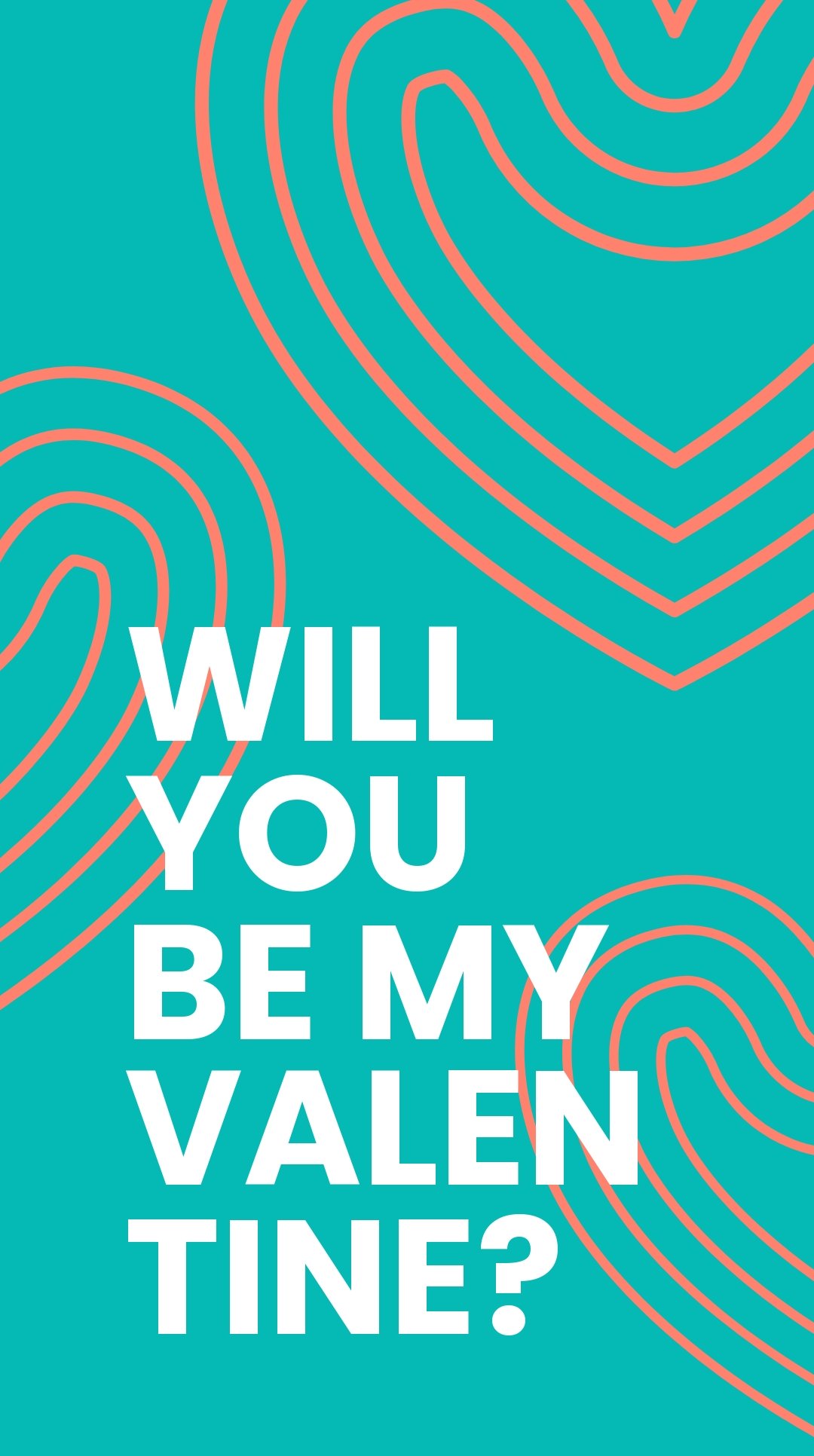 Will You Be My Valentine Instagram Story Template