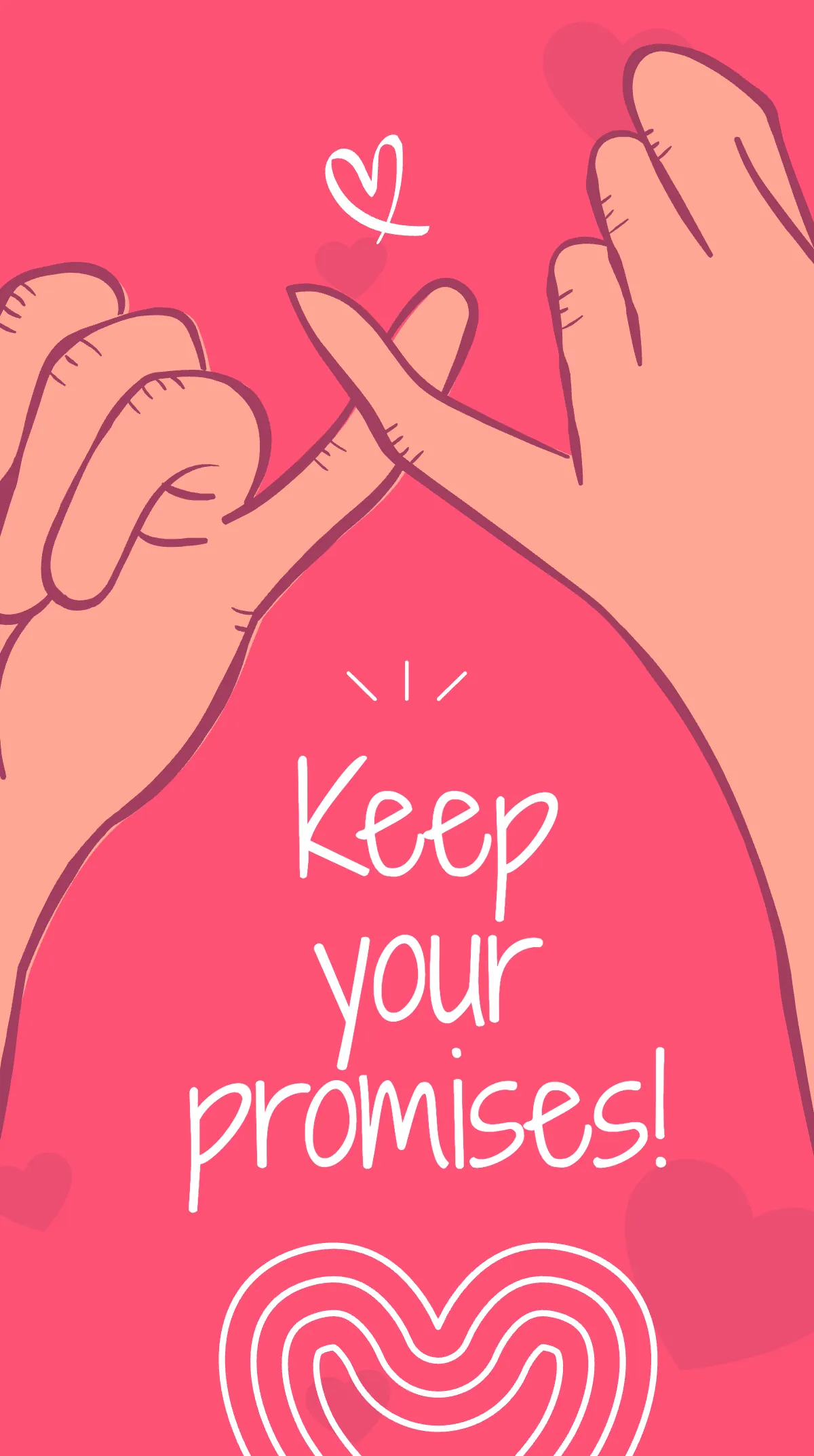 Free Happy Promise Day Instagram Story Template to Edit Online