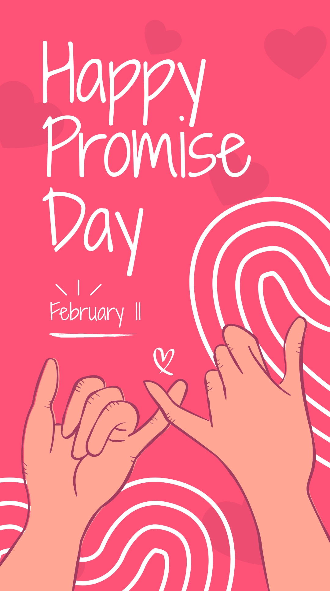Happy Promise Day Whatsapp Post Template