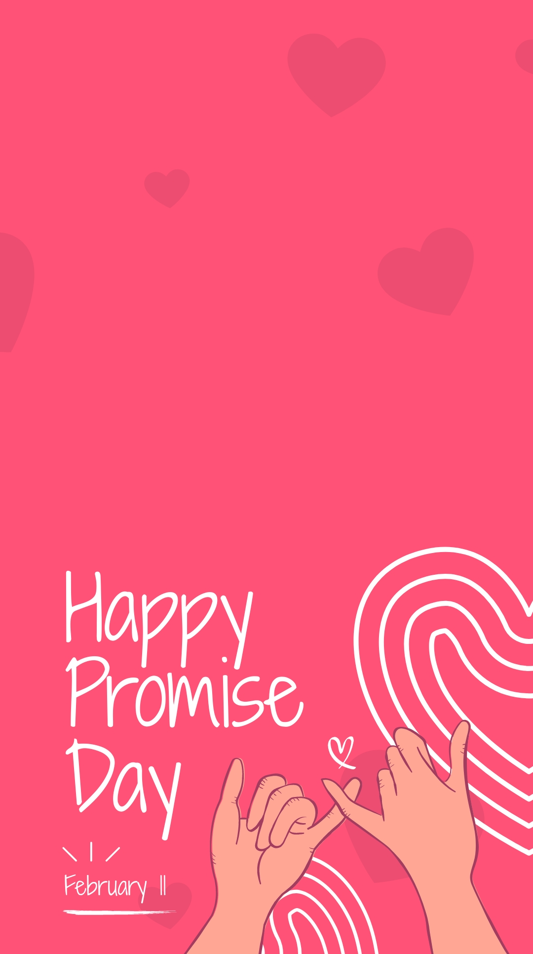 Happy Promise Day Snapchat Geofilter Template