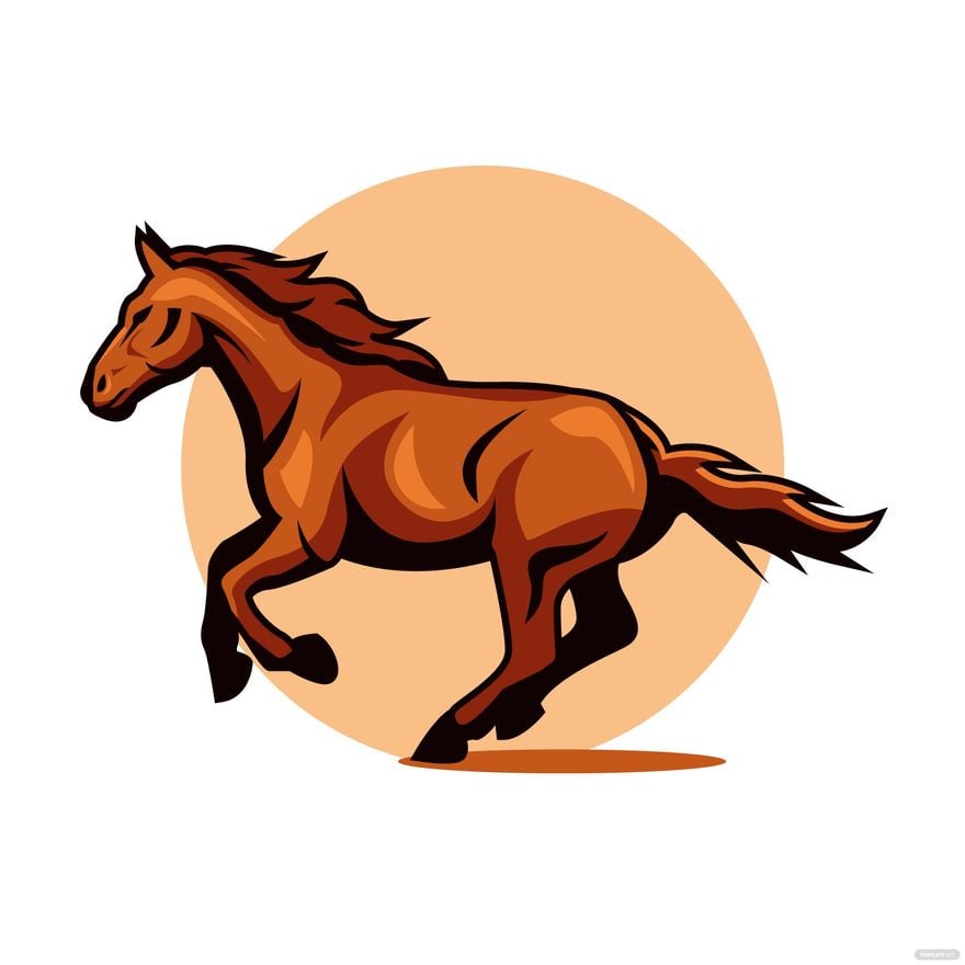 Mustang Horse Vector in Illustrator, EPS, SVG, JPG, PNG