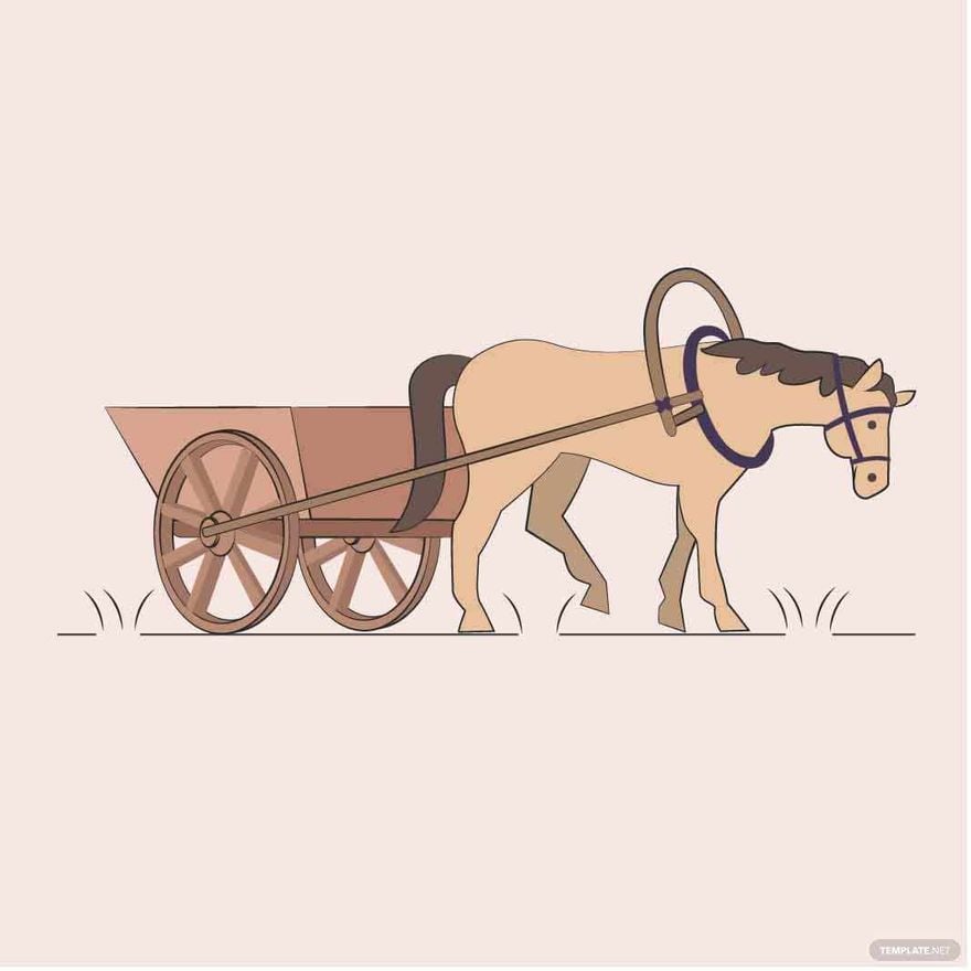 Free Horse Cart Vector