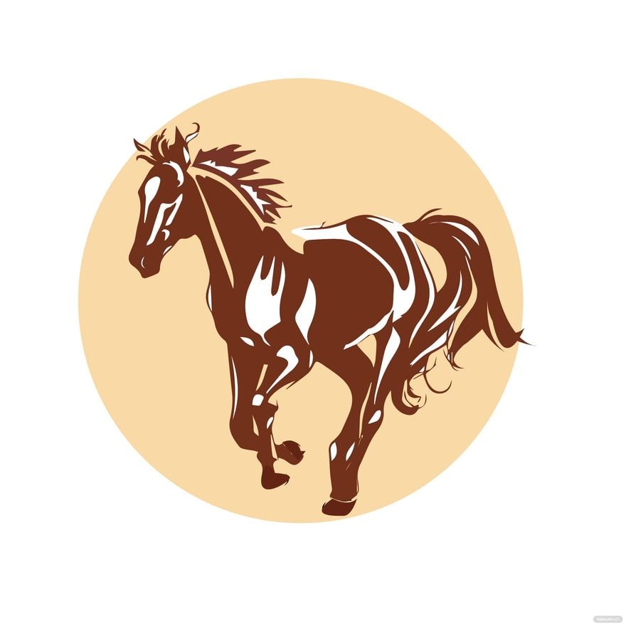 Transparent Horse Vector in Illustrator, EPS, SVG, JPG, PNG
