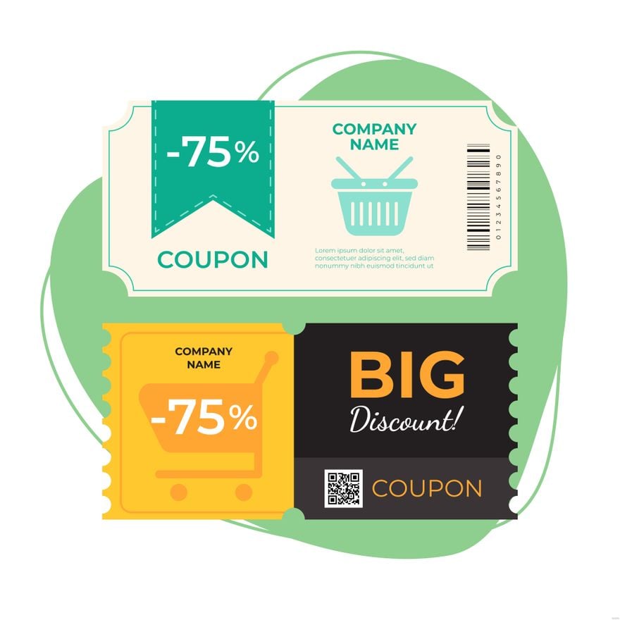 free grocery coupon illustration a2mq