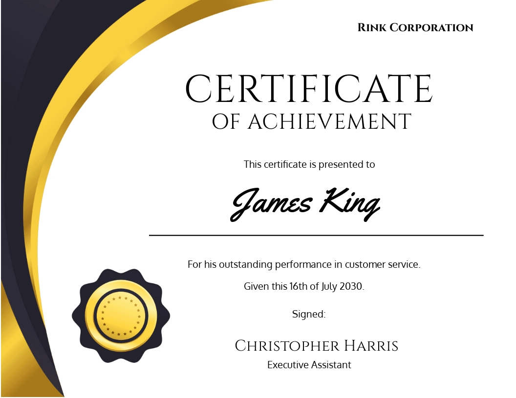 Badge Certificate Template in Word, Publisher, Google Docs - Download | Template.net