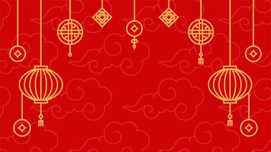 Free Chinese New Year Powerpoint Background - EPS, Illustrator, JPG, SVG |  