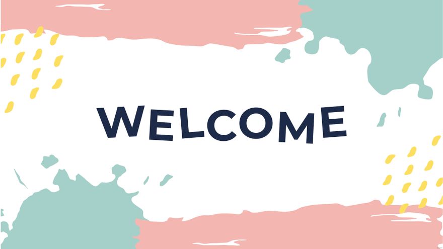 Free Welcome Powerpoint Background - EPS, Illustrator, JPG, SVG |  