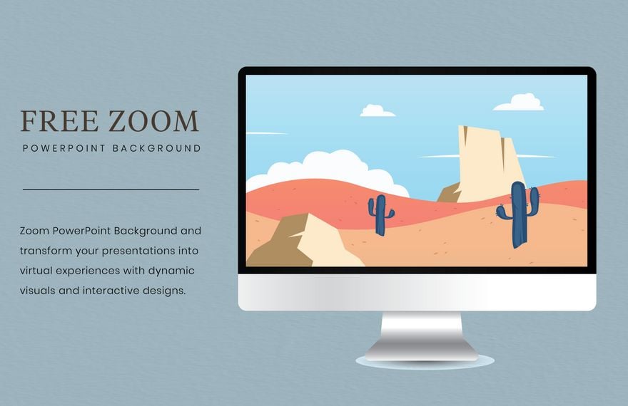 Free Zoom Powerpoint Background in Illustrator, EPS, SVG, JPG
