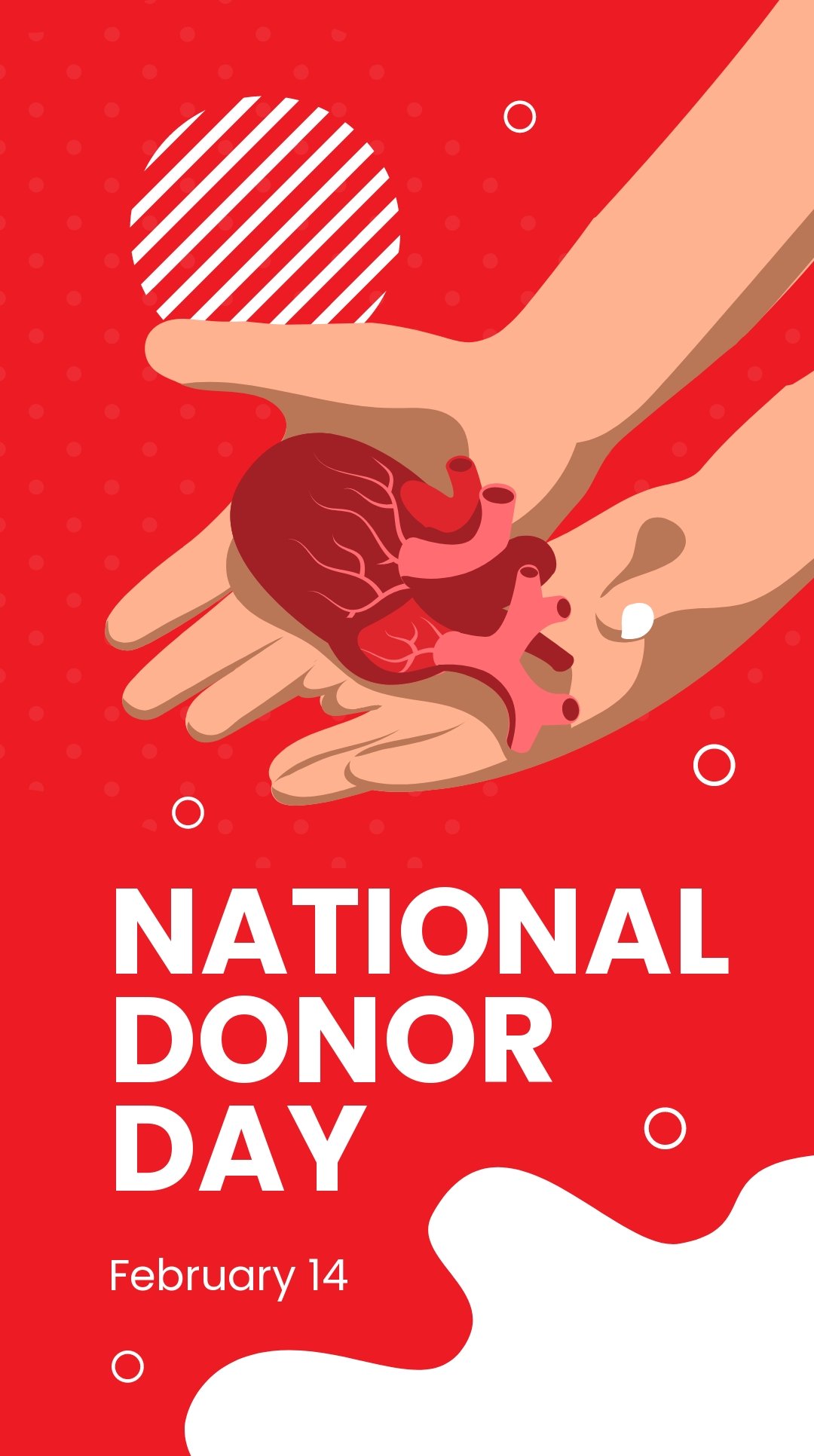 National Donor Day Whatsapp Post