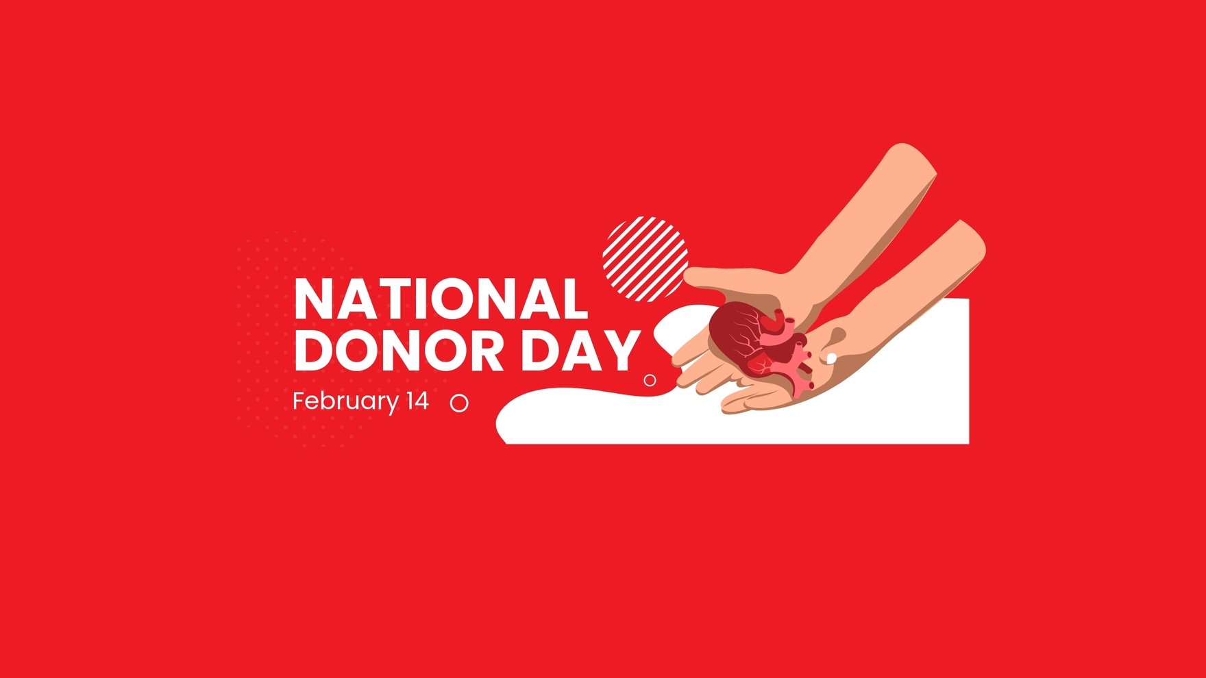 National Donor Day Youtube Banner Template