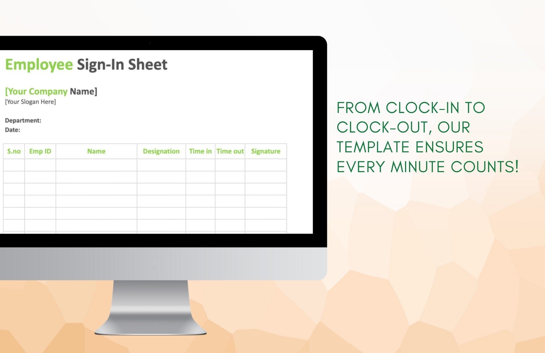 Employee Sign in Sheet Template