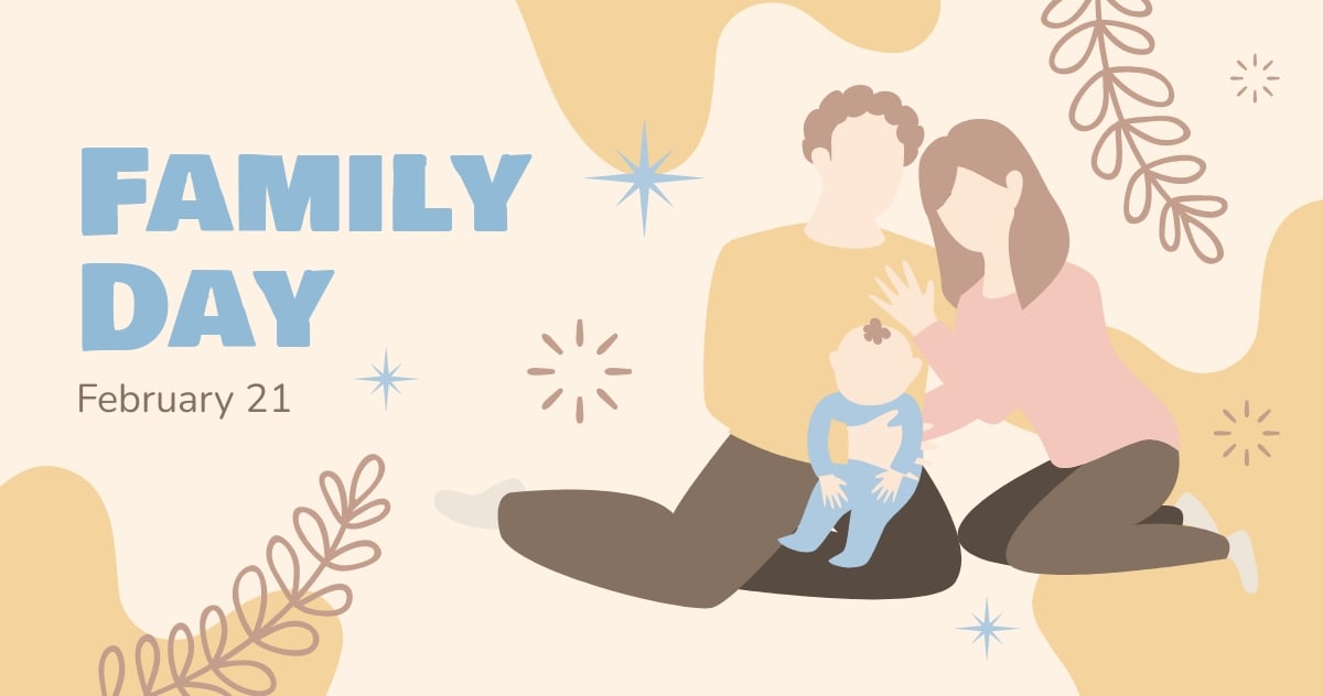 Free Family Day Facebook Post Template