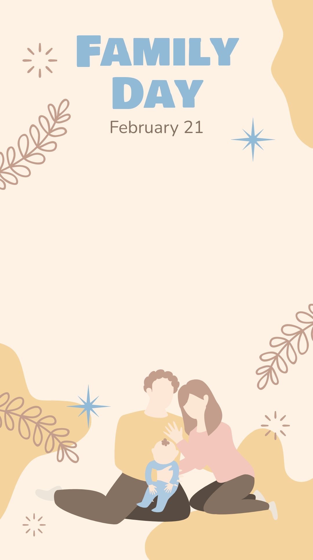 Family Day Snapchat Geofilter Template