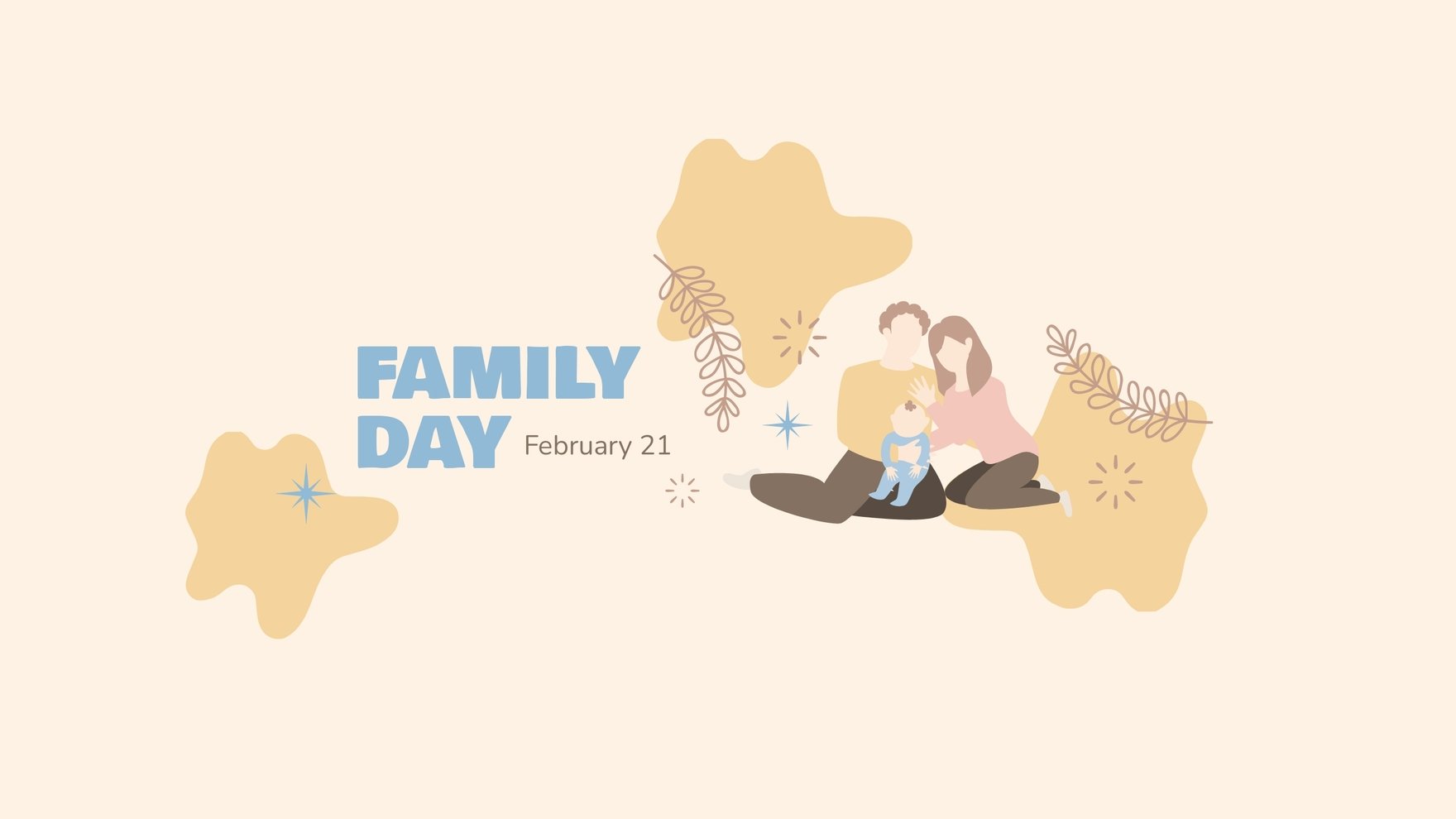 Family Day Youtube Banner Template