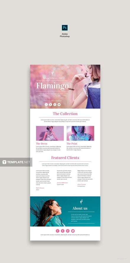 fashion email newsletter templates