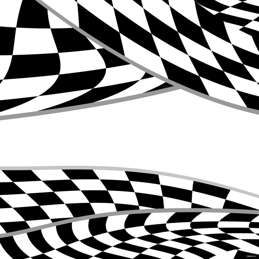 Abstract Checkered Flag Vector