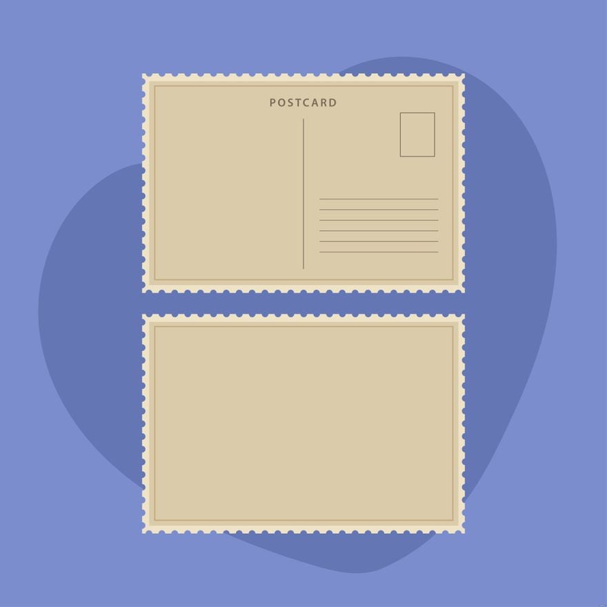 Free Postcard Frame Illustration - Download in Illustrator, EPS, SVG, JPG,  PNG