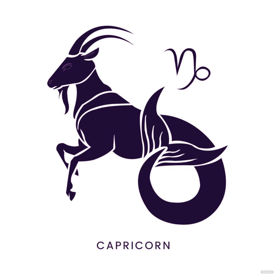 Transparent Capricorn Vector in Illustrator, EPS, SVG, JPG, PNG