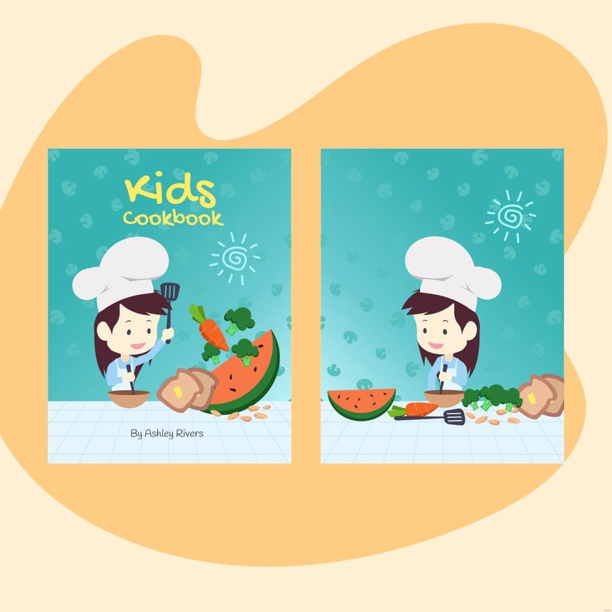 Free Kids Cookbook Illustration