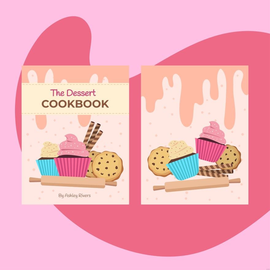 Free Dessert Cookbook Illustration