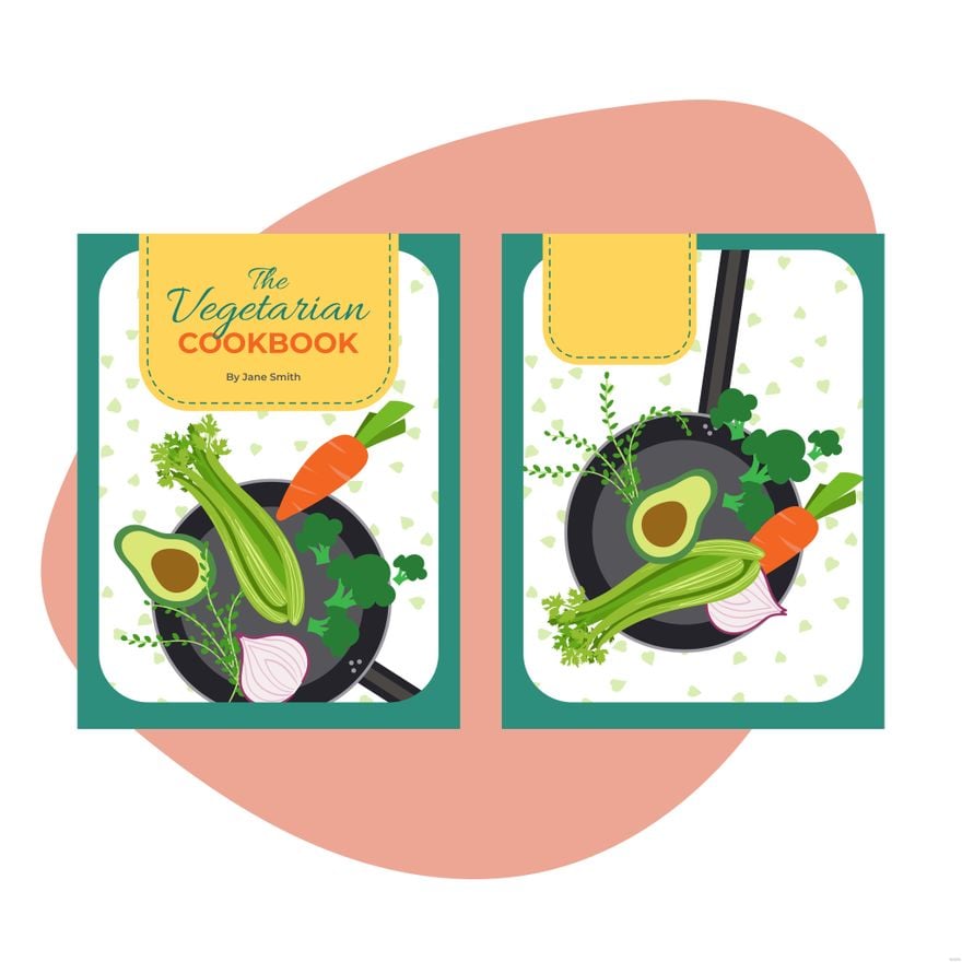 Free Vegetarian Cookbook Illustration