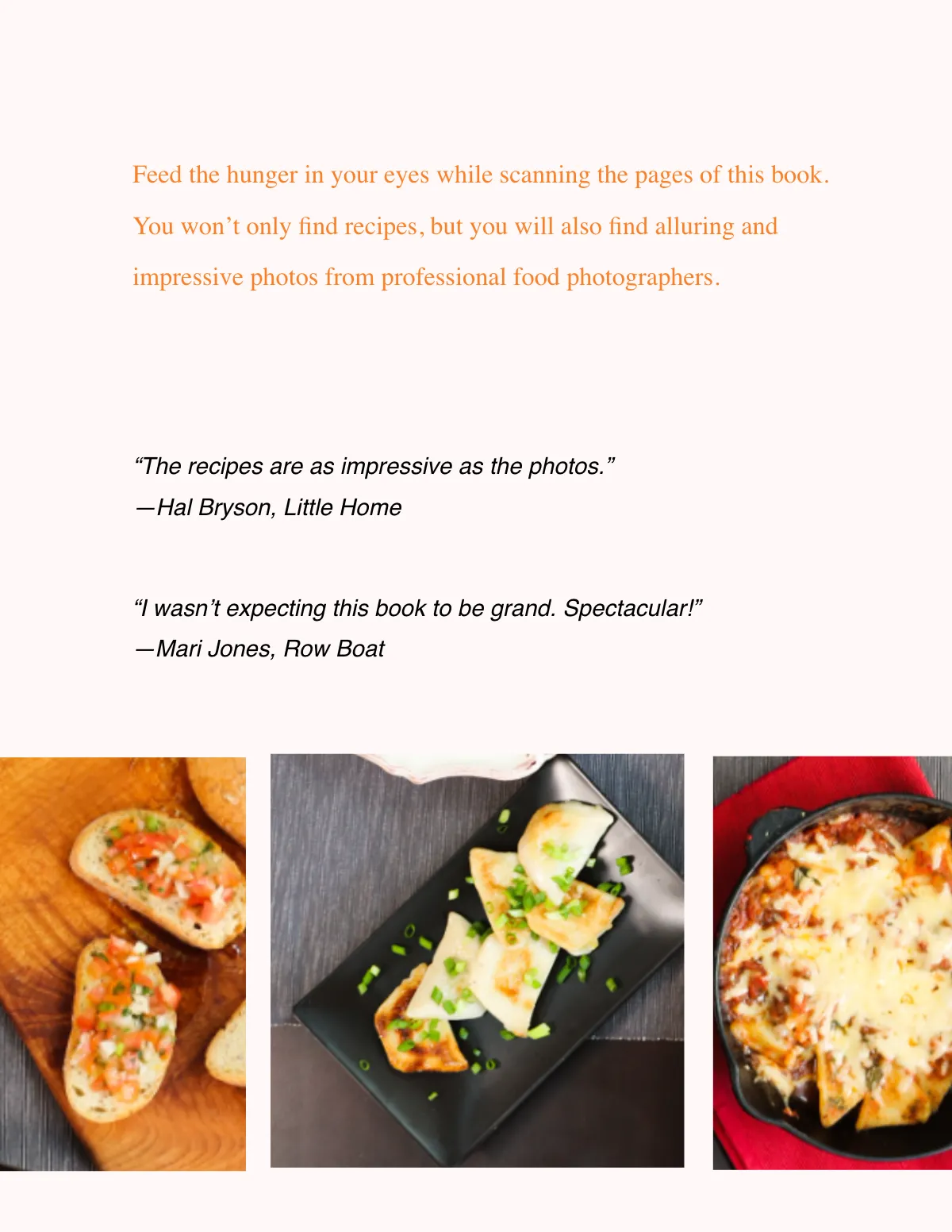 Free Photo Collage Cookbook Cover Template to Edit Online