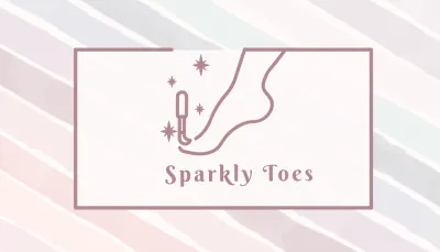 Free Nail Polish Striped Business Card Template to Edit Online