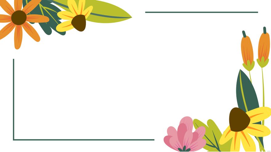 Free Flower Powerpoint Background - EPS, Illustrator, JPG, SVG | Template .net