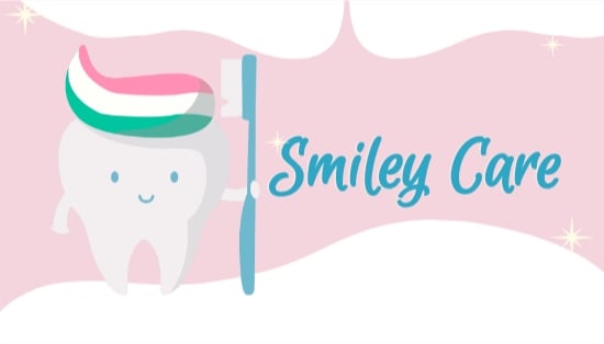 Kid Dental Clinic Business Card Template