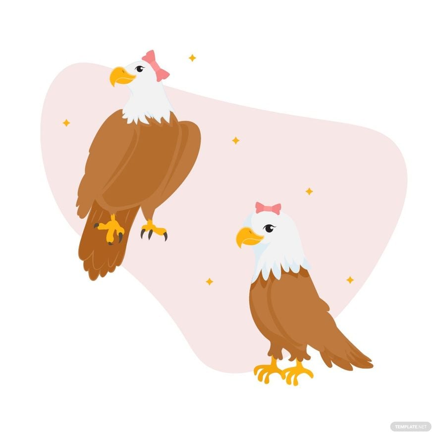 Free Cute Eagle Vector in Illustrator, EPS, SVG, JPG, PNG