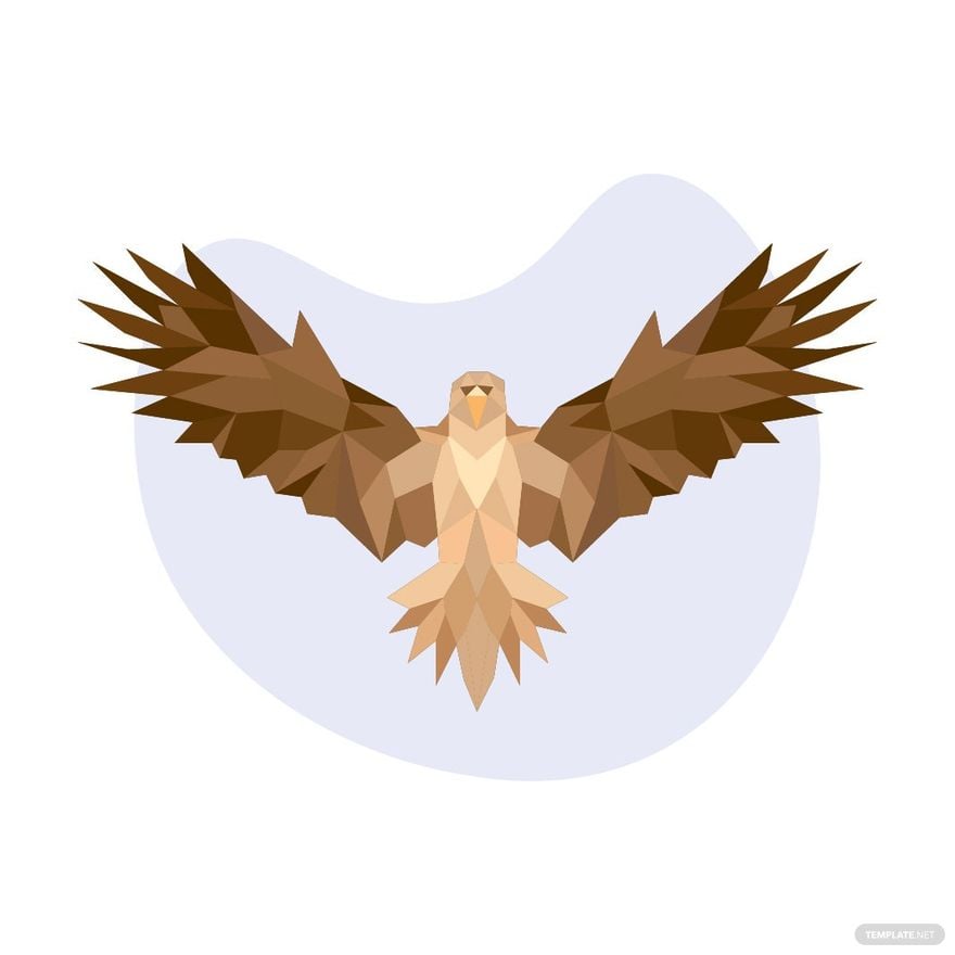 Geometric Eagle Vector in Illustrator, EPS, SVG, JPG, PNG